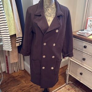 Frank and  Eileen Belfast jacket. Chocolate 
Size M NWOT